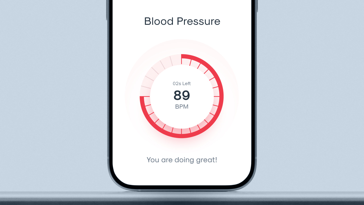 Cura first-time blood pressure setup