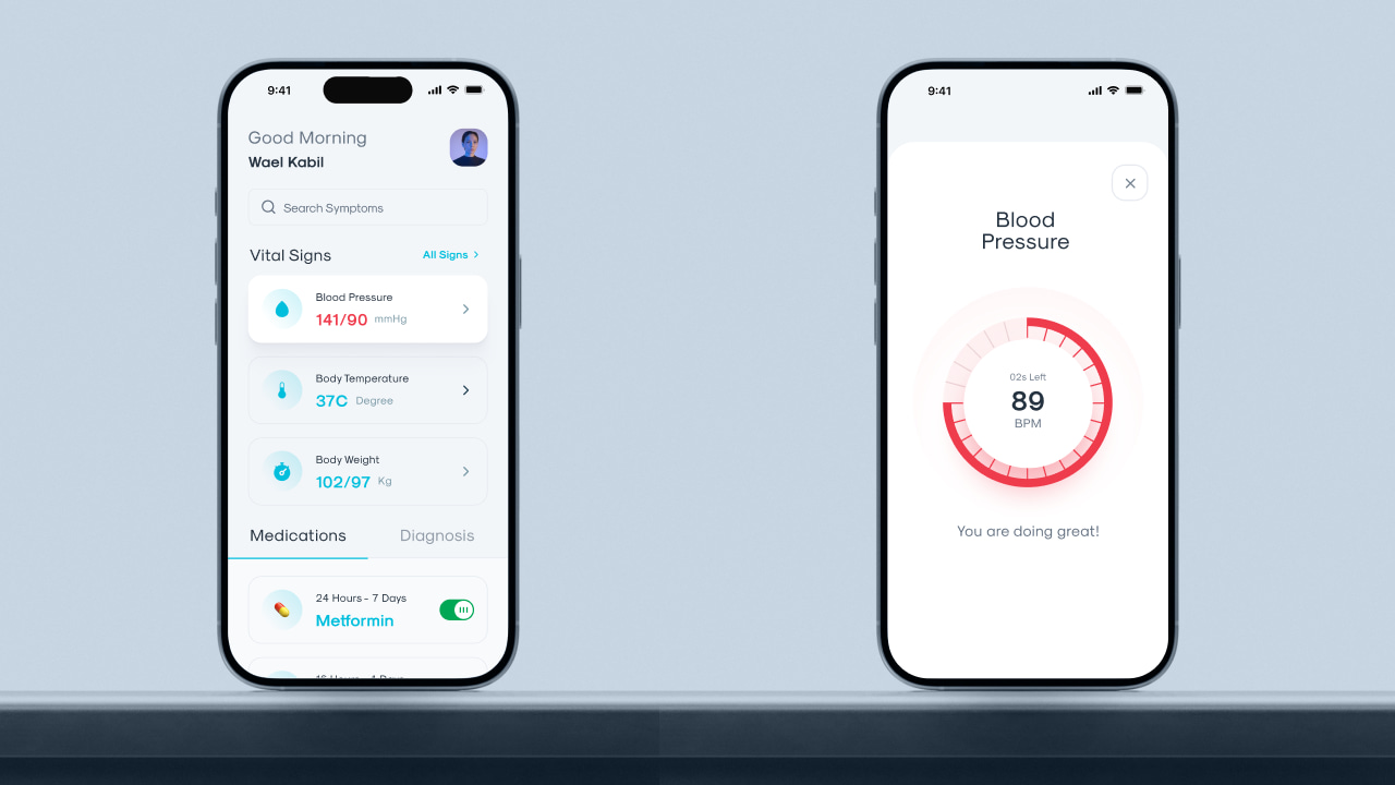 Cura patient monitoring dashboard overview