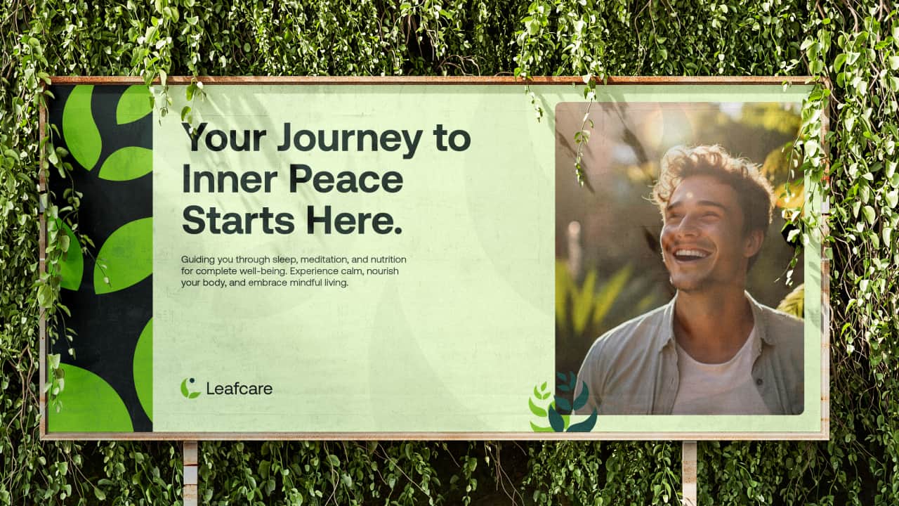 Leafcare wellness platform main dashboard